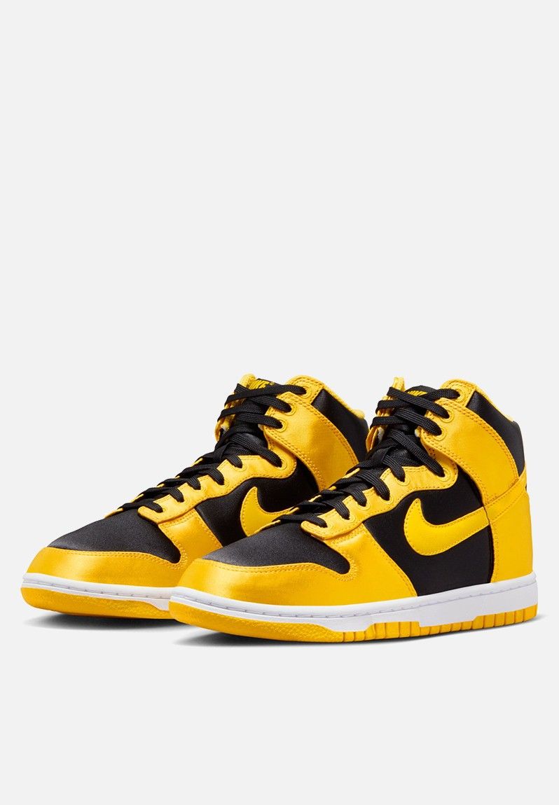 Nike Dunk High Black and Yellow